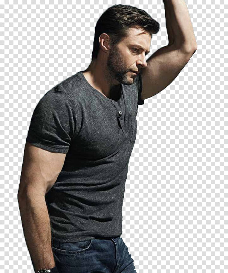 Hugh Jackman transparent background PNG clipart