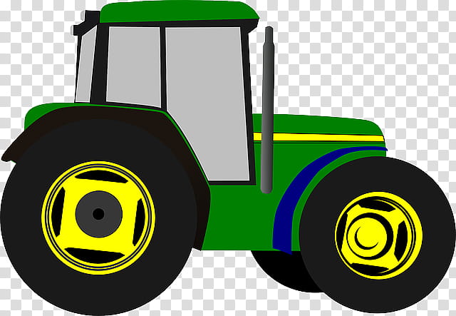 Tractor Vehicle, Green Tractor, Agriculture, John Deere, Farm, Document, Yellow, Automotive Tire transparent background PNG clipart