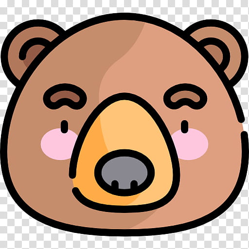 Bear, Computer Font, Cartoon, Face, Nose, Cheek, Snout, Head transparent background PNG clipart