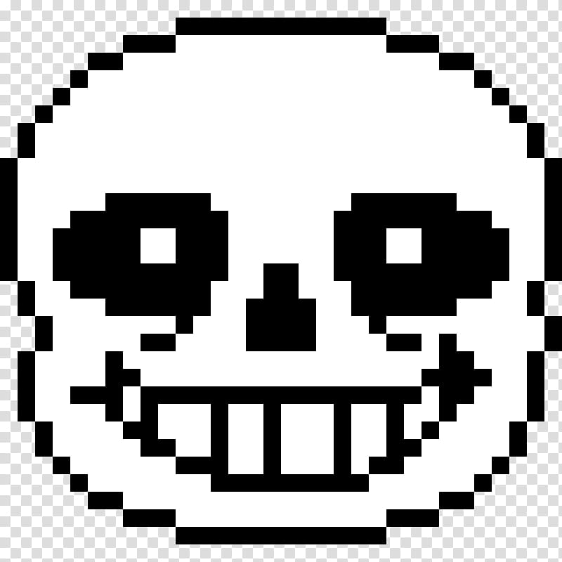 Pixel Art Undertale Sans Head , Png Download - Sans Undertale Pixel Art,  Transparent Png , Transparent Png Image