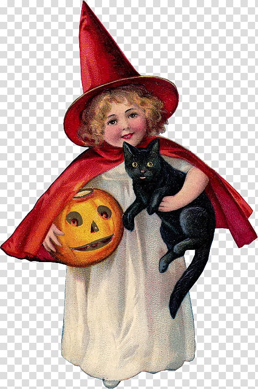 Pumpkin, Black Cat, Trickortreat, Small To Mediumsized Cats, Witch Hat, Costume, Fictional Character transparent background PNG clipart