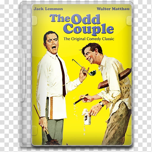 Movie Icon Mega , The Odd Couple, The Odd Couple disc case transparent background PNG clipart