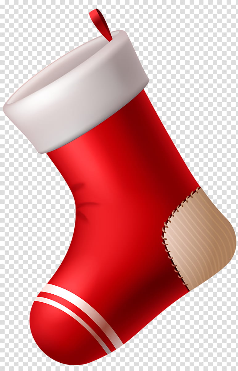 Christmas ing Christmas Socks, Christmas ing, Red, Christmas Decoration, Interior Design transparent background PNG clipart