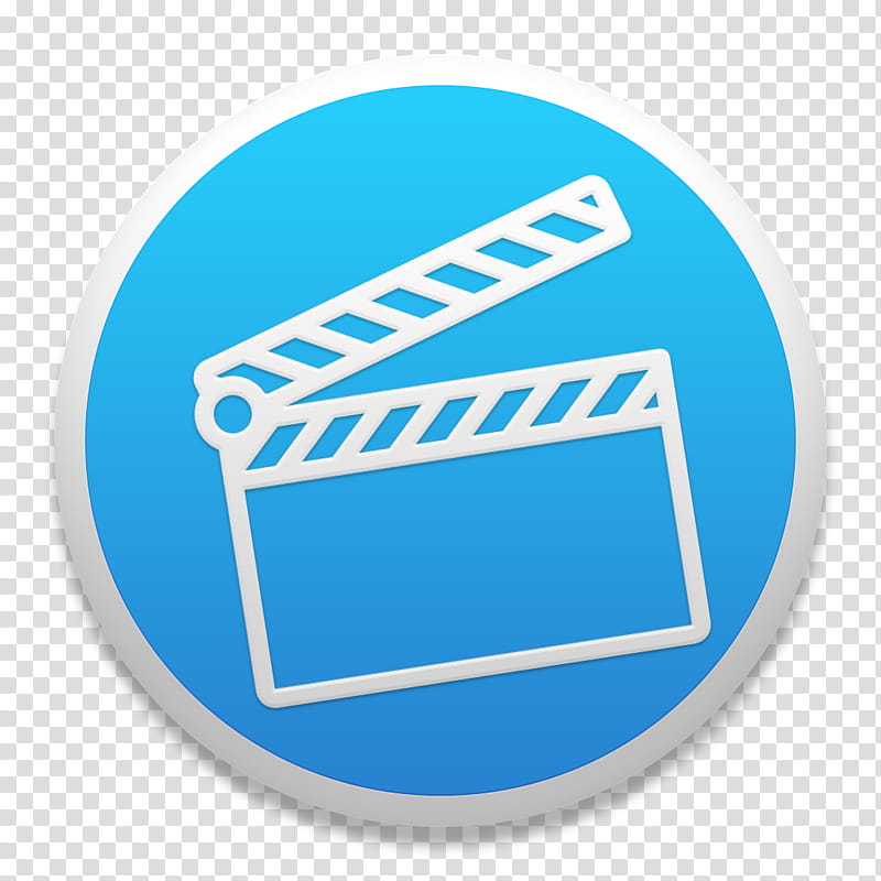 OS X Yosemite QuickTime Player Icon UPDATE , QuickTime Ver. , movie clapper illustration transparent background PNG clipart