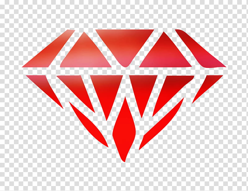 Diamond Logo, Gemstone, Ring, Jewellery, Wedding Ring, Diamond Cut, Red, Line transparent background PNG clipart
