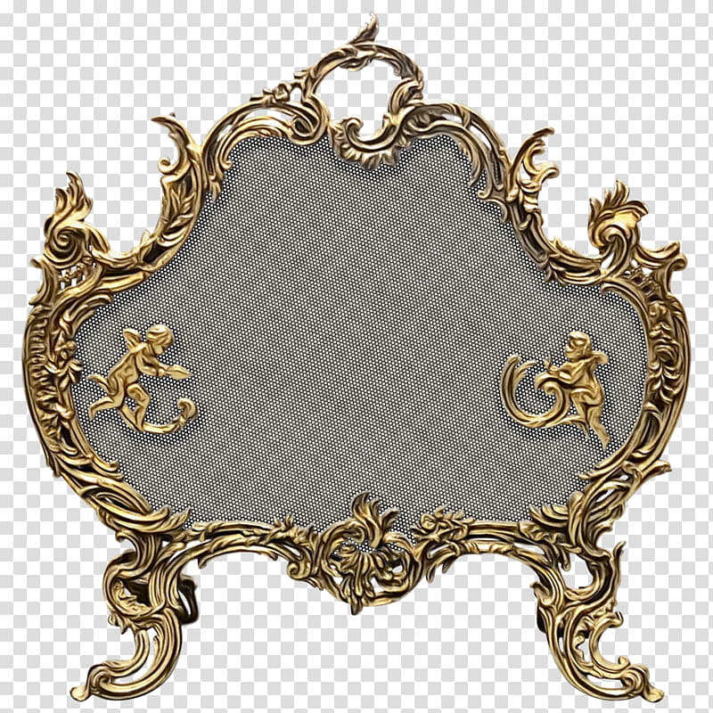 frame, Watercolor, Paint, Wet Ink, Metal, Brass, Mirror, Frame transparent background PNG clipart