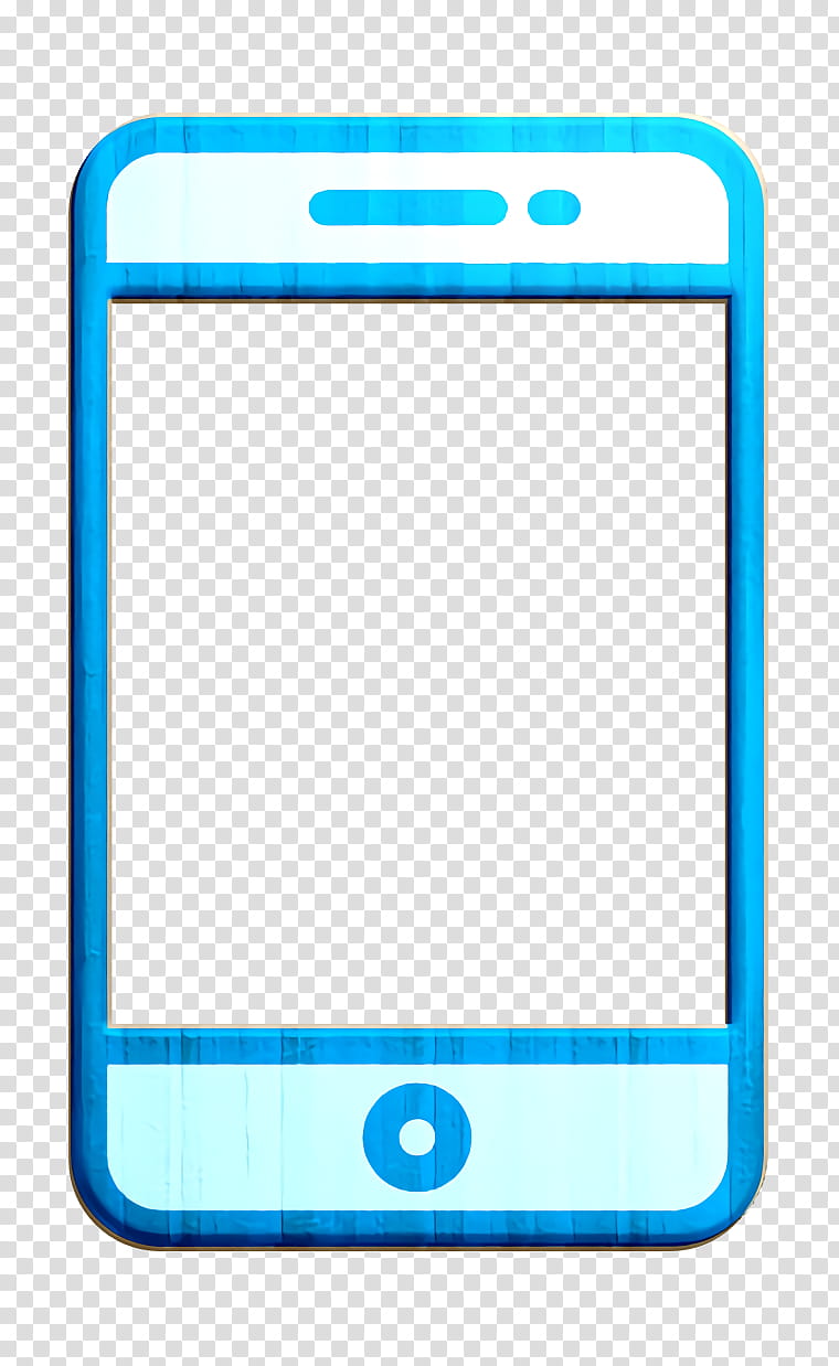 Smartphone icon UI icon Electronics icon, Blue, Mobile Phone Case, Line, Technology, Handheld Device Accessory, Mobile Phone Accessories, Gadget transparent background PNG clipart