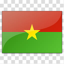 countries icons s., flag burkina faso transparent background PNG clipart