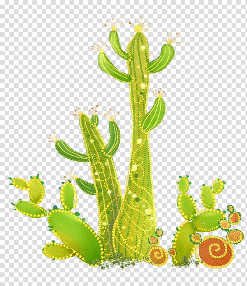 Cactus, Cartoon, Drawing, Desert Prickly Pear, Pereskia, Plants, Flower, Plant Stem transparent background PNG clipart