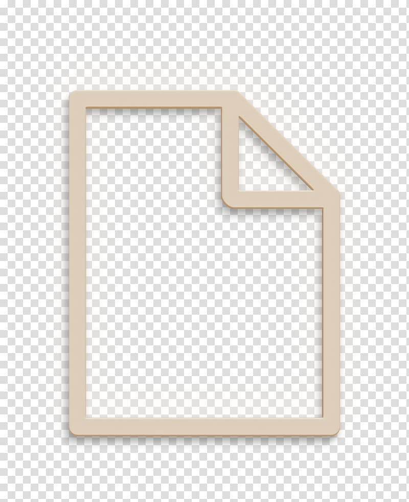 document icon empty icon file icon, New Icon, Page Icon, Paper Icon, Sheet Icon, Beige, Rectangle, Square transparent background PNG clipart