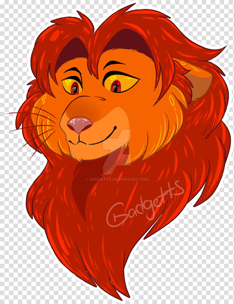 Simba the lion dork transparent background PNG clipart
