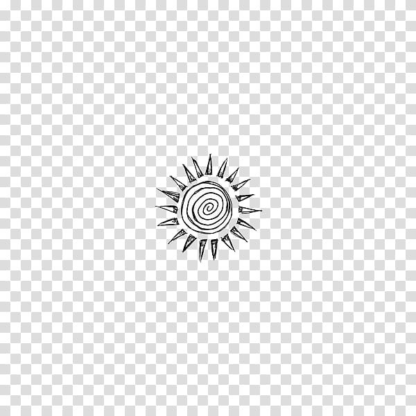 BLACK AND WHITE S, white sun illustration transparent background PNG clipart
