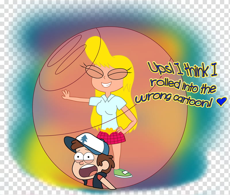 Meli and Dipper, Wrong Cartoon! transparent background PNG clipart
