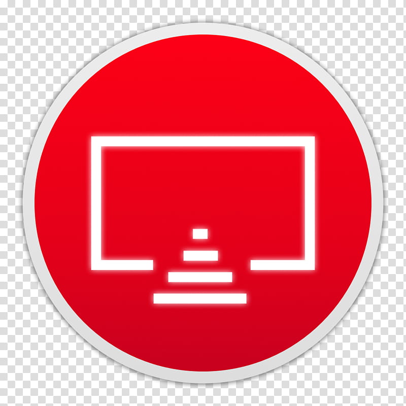 Tv Icon, Button, Icon Design, Television, Computer Monitors, Theme, Red, Signage transparent background PNG clipart