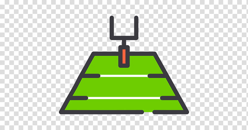 American Football, American Football Field, Athletics Field, Sports, Stadium, Goal, Green, Line transparent background PNG clipart