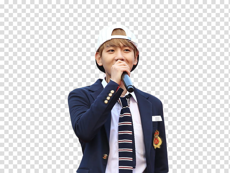 Baekhyun, men's white cap transparent background PNG clipart