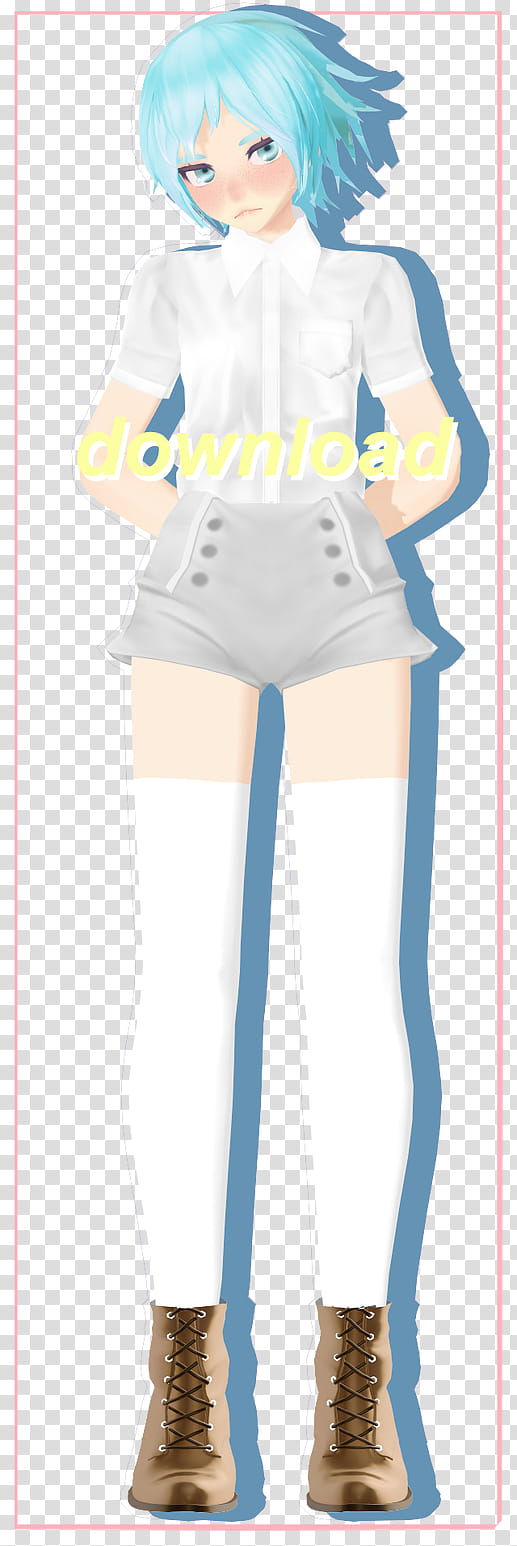 Tda Boyish Miku || DL (ver. .) transparent background PNG clipart