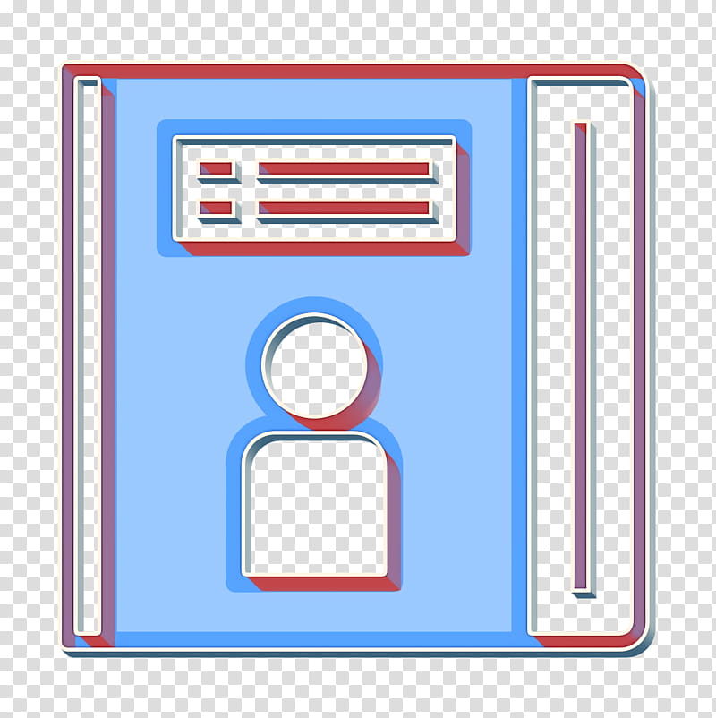 Contact icon Office Stationery icon Address book icon, Floppy Disk, Line, Rectangle transparent background PNG clipart