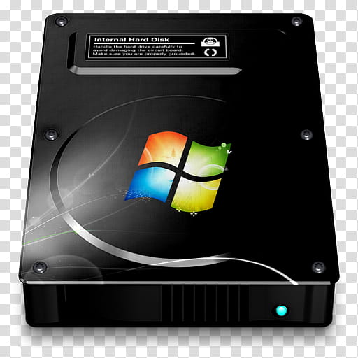 HDD icons for MacIntosh, black Google Internal Hard disk transparent background PNG clipart