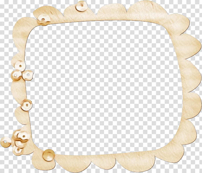 Beige Background Frame, Watercolor, Paint, Wet Ink, Necklace, Bracelet, Jewellery, Frames transparent background PNG clipart