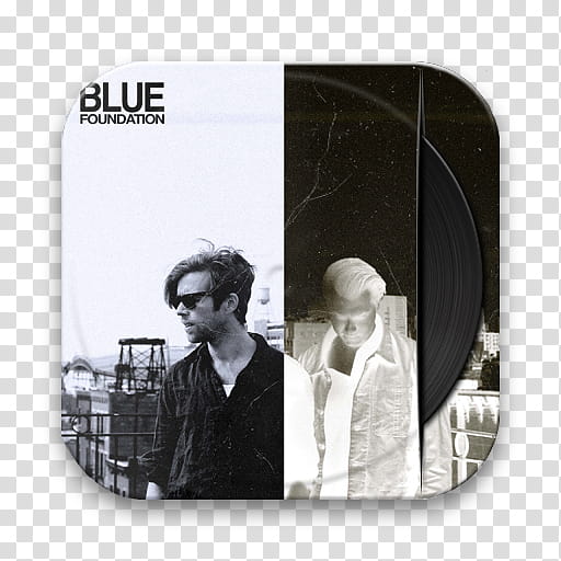 Music Album Cover Icons , Blue Foundation transparent background PNG clipart