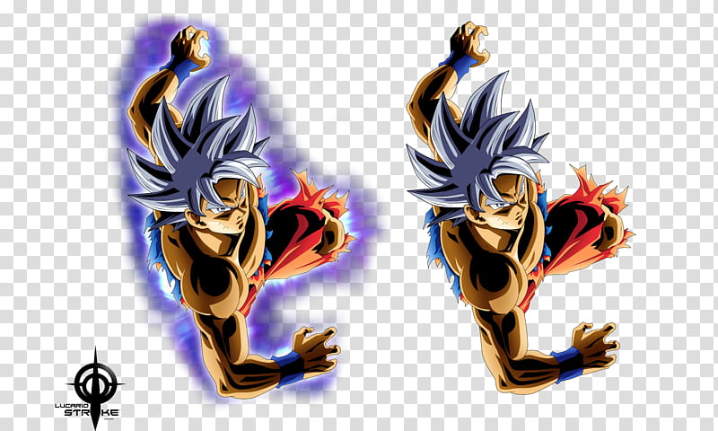 Goku Migatte no Gokui Ultra Instinct, two Dragonball Son Goku transparent background PNG clipart