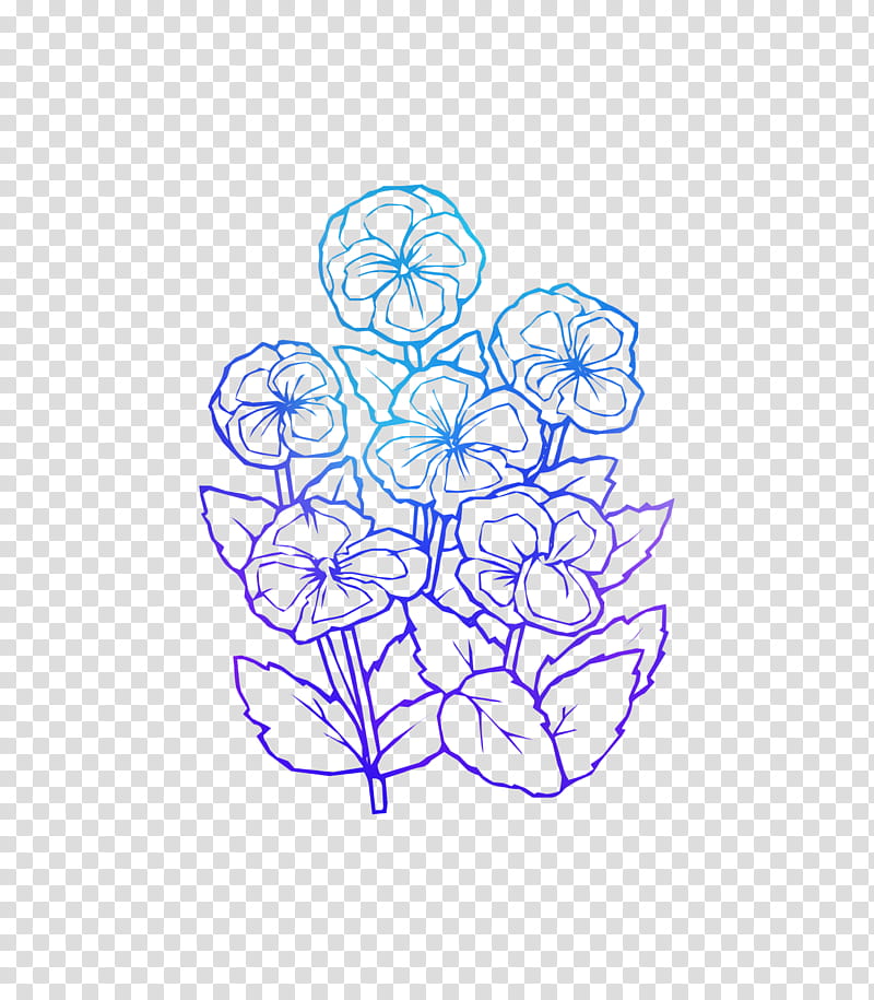 Flower Line Art, Drawing, Coloring Book, Point, Leaf, Tree, Blue, Plant transparent background PNG clipart