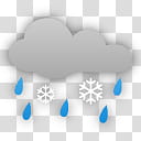 plain weather icons, , white and blue rain cloud illustration transparent background PNG clipart