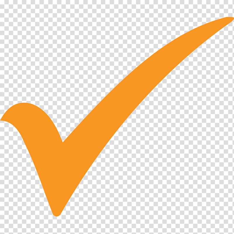 Yellow Check Mark, Web Design, Orange, Line, Logo transparent background PNG clipart