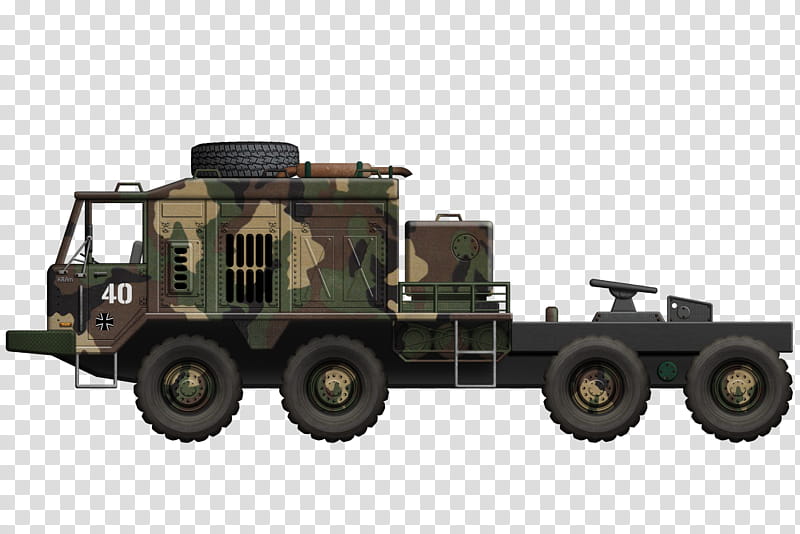 Kram Tank Transporter transparent background PNG clipart