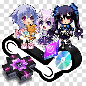 Chibi Nepu Steam Icon , Chibi Steam transparent background PNG clipart