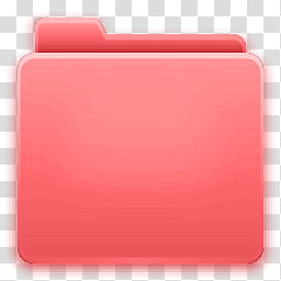 Super de carpetas e ico, Red Folder icon transparent background PNG clipart