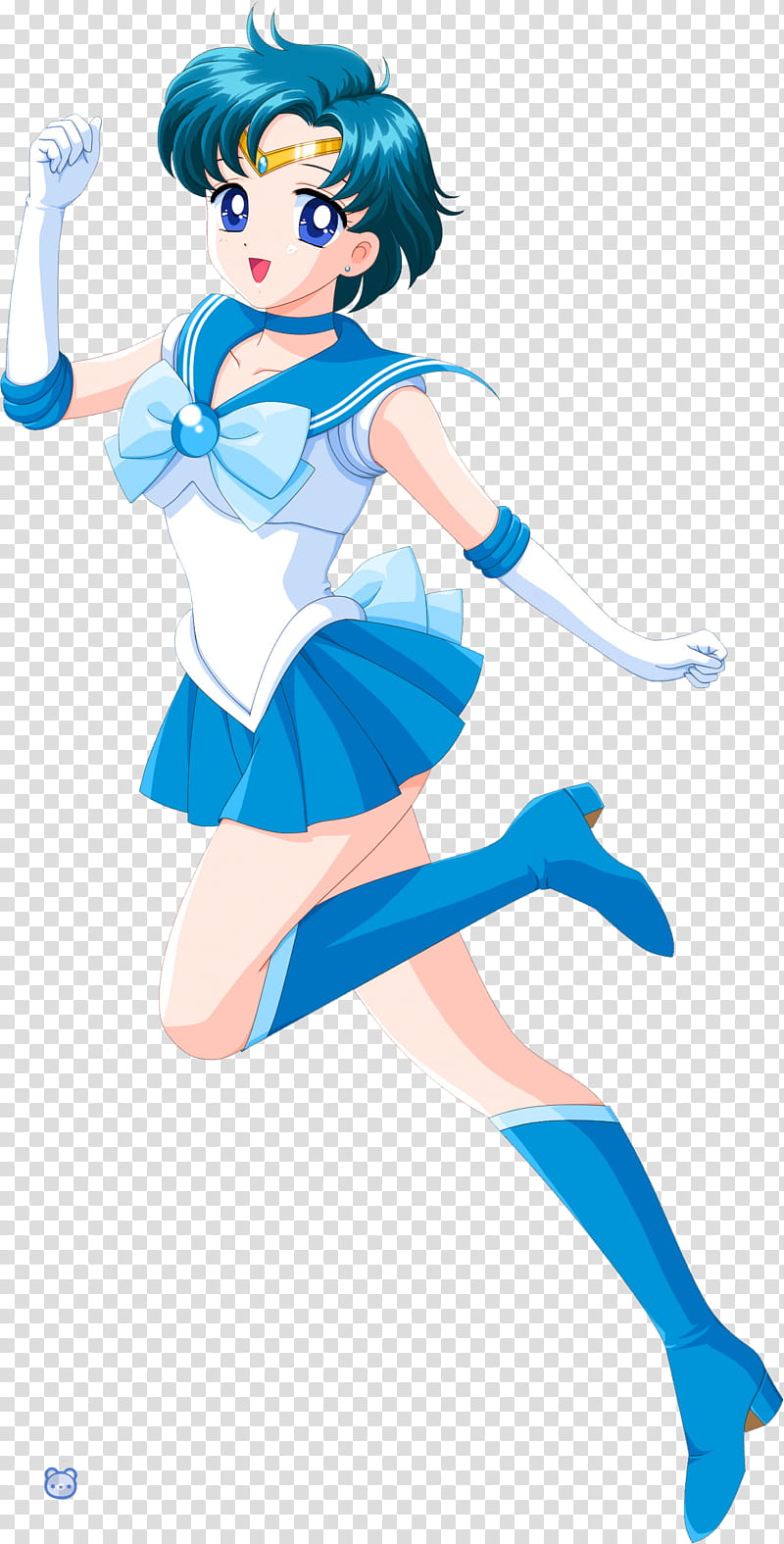 Sailor Mercury transparent background PNG clipart