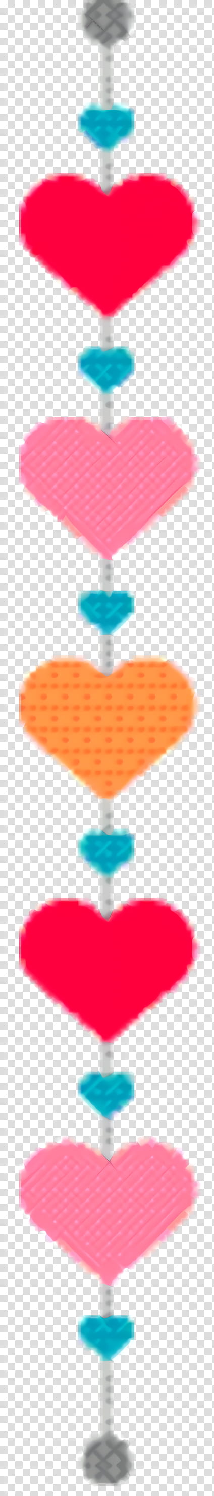 Hot Air Balloon, Line, Teal, Orange, Turquoise, Heart transparent background PNG clipart