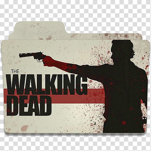 The Walking Dead Folder Icon, TWD  transparent background PNG clipart