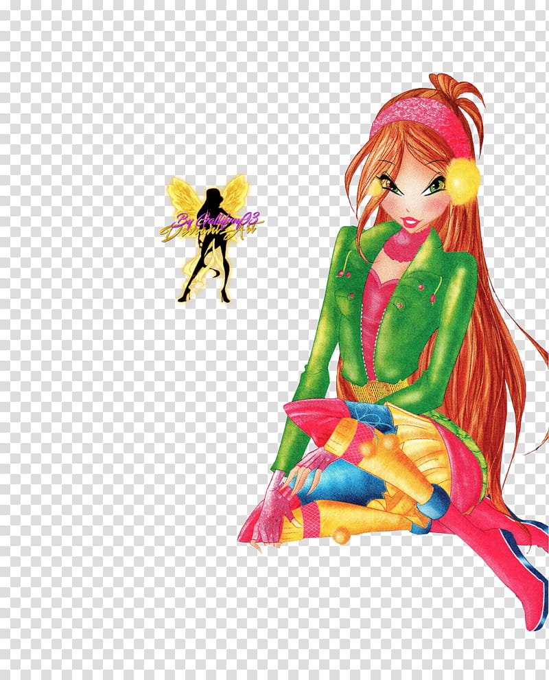 Winx Club Flora Winter Style Couture transparent background PNG clipart