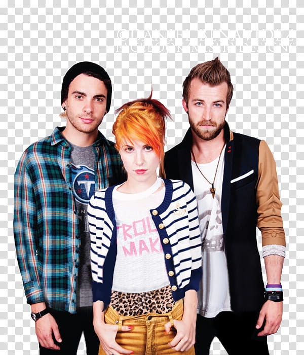 Landscapes, standing Paramore band transparent background PNG clipart