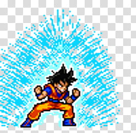 Goku Charge transparent background PNG clipart