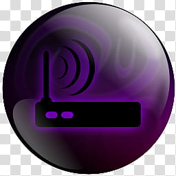 Black Pearl Dock Icons Set, BP Modem Violet transparent background PNG clipart