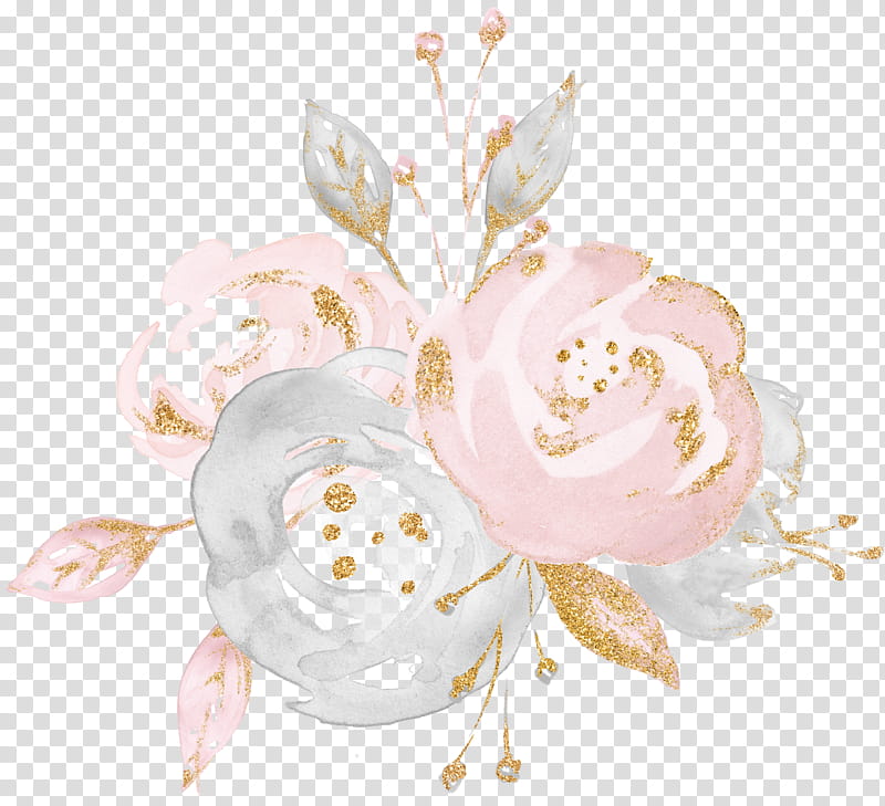 Rose Gold Flower, Watercolor Painting, Throw Pillows, Canvas, Logo, Watercolor T, Canvas Print, Pink transparent background PNG clipart