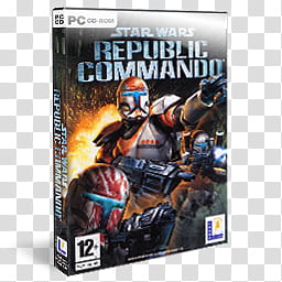 DVD Game Icons v, Star Wars, Republic Commando, PC Star Wars Republic Commando case transparent background PNG clipart