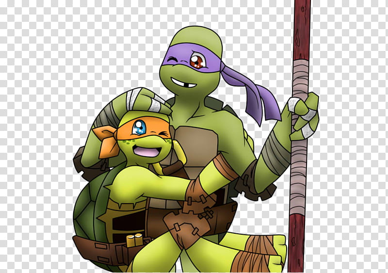 Collab, Mikey And Donnie transparent background PNG clipart