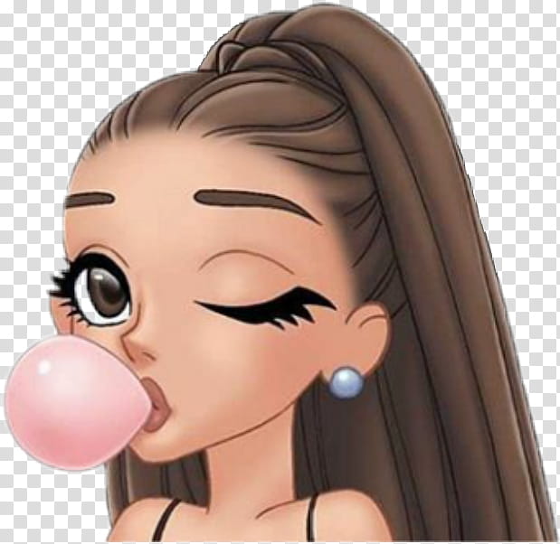 Arimojis part II elliexcutiepie, Ariana Grand illustration transparent background PNG clipart