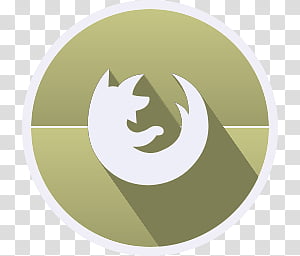 Flat Gradient Half Round, Firefox icon transparent background PNG clipart thumbnail