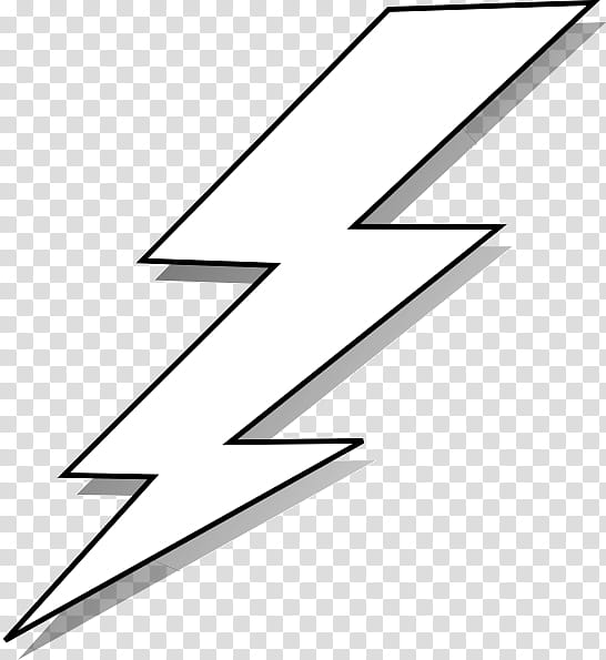 Lightning, White Lightning, Drawing, Sticker, Logo, Black, Black And White
, Triangle transparent background PNG clipart