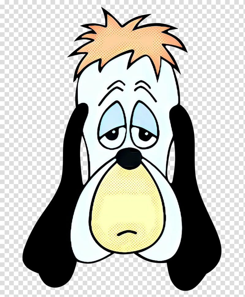 Droopy Dog, Pop Art, Retro, Vintage, Puppy, Golden Age Of American Animation, Cartoon, Sticker transparent background PNG clipart