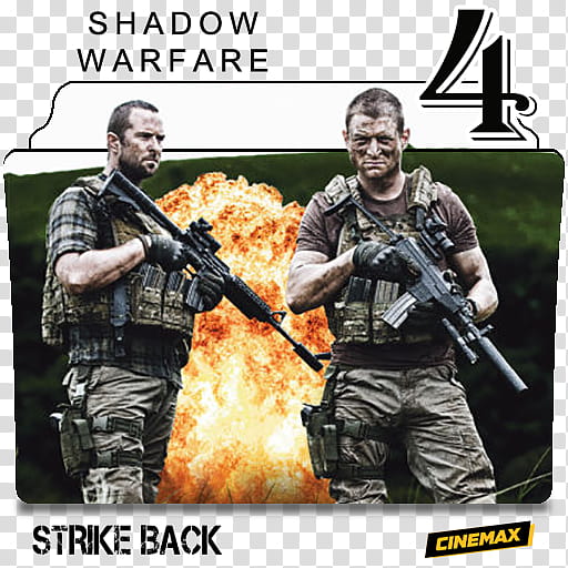 Strike Back series and season folder icons, Strike Back S ( transparent background PNG clipart