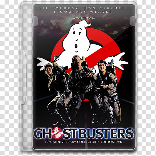 Movie Icon , Ghostbusters, Ghostbusters DVD case transparent background PNG clipart