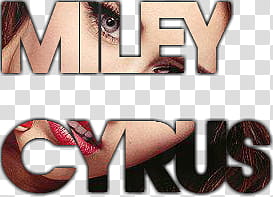 Marcas de agua de Miley Cyrus Textos transparent background PNG clipart