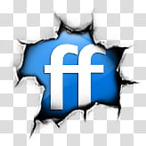 Social Crack, FF logo transparent background PNG clipart